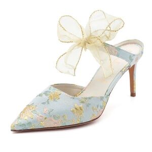 Something Blue Elvis Pointed Toe Pump Size 8.5 NEW